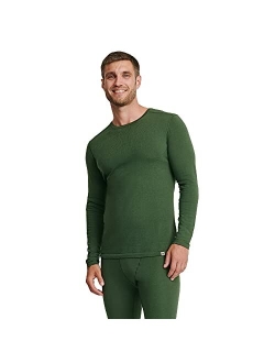 Danish Endurance Merino Wool Long Sleeve Base Layer Shirt for Men, Thermal Shirt