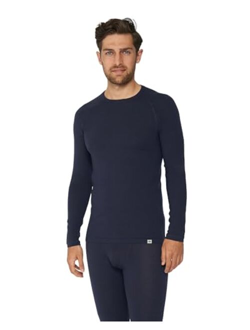 Danish Endurance Merino Wool Long Sleeve Base Layer Shirt for Men, Thermal Shirt