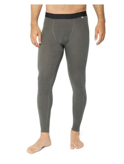 Danish Endurance Merino Wool Base Layer Pants for Men, Thermal Long Johns