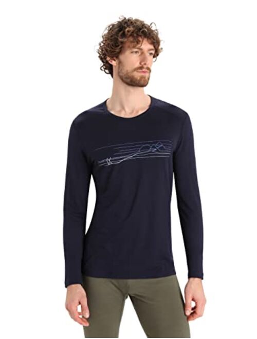 Icebreaker Merino Men's 200 Oasis Long Sleeve Crew Shirt