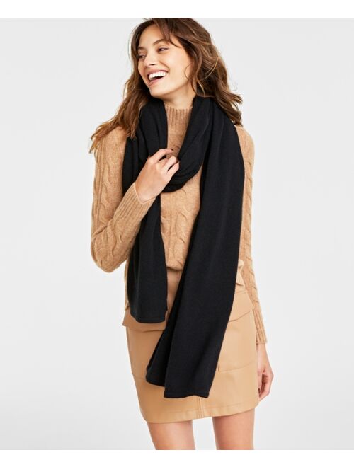 CHARTER CLUB 100% Cashmere Oversized Scarf, Created for Macy's