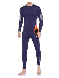 WEERTI Thermal Underwear for Men Long Johns with Fleece Lined Sport Base layer Hunting Gear in Cold Weather Winter