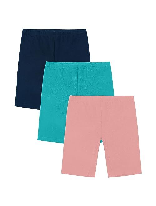 INNERSY Teen Girls Shorts Cotton Under Dress Shorts Dance Shorts Bike Shorts for Teens Size 8-16 Pack of 3