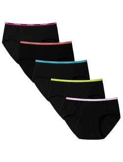 Teen Girls Period Underwear Cotton First Starter Panties Aged 10-16 Briefs 5 Pack