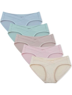 Women's Maternity Panties Cotton Plus Size Pregnancy Underwear Multipack