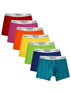 Boys Cotton Underwear Breathable Boxer Briefs for Aged 8-18 Teens 7 Pack