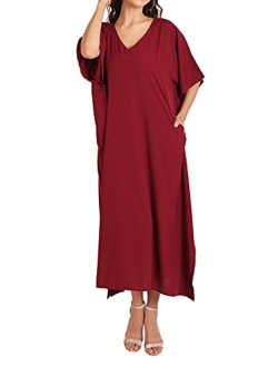 Miss Lavish London Women Kaftans Dresses, S-3XL, Regular to Plus Size