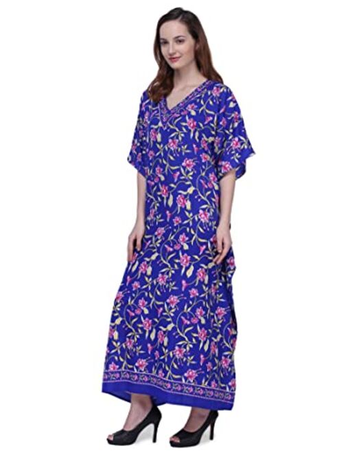 Miss Lavish London Women Kaftans Dresses, S-3XL, Regular to Plus Size