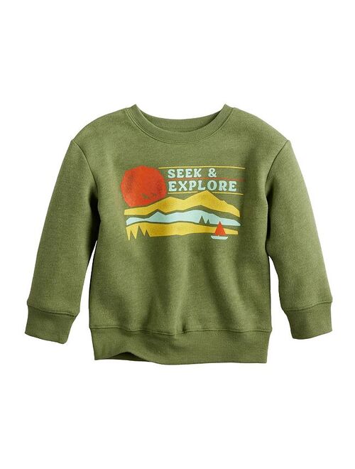 Baby & Toddler Boy Jumping Beans Fleece Crew