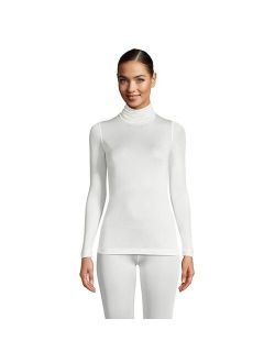 lands end Women's Lands' End Silk Interlock Turtleneck Undershirt