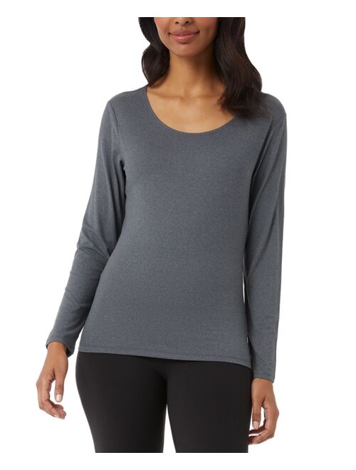 32 Degrees Women's Scoop-Neck Long-Sleeve Top