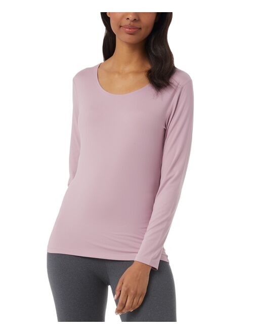 32 Degrees Women's Scoop-Neck Long-Sleeve Top