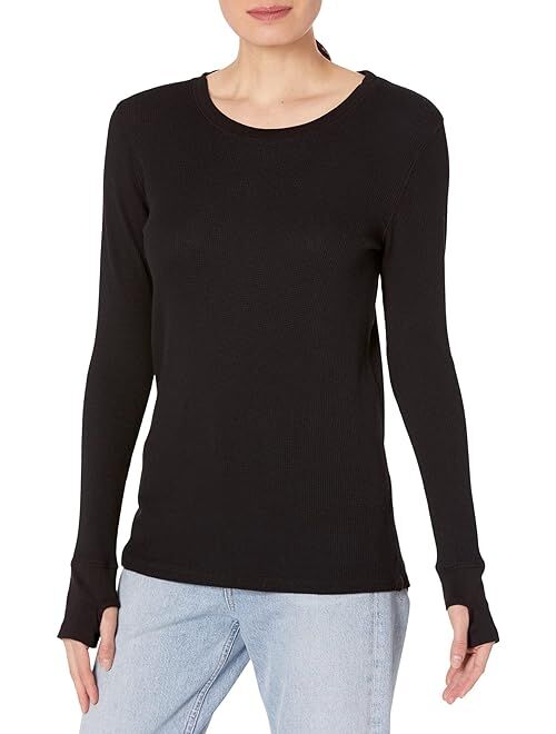 Mod-o-doc Cotton Modal Thermal Long Sleeve Crew Neck Tee