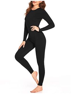 Women's Thermal Underwear Set - Fleece Lined Premium Soft Winter Warm Long  Johns Base Layer Thermal Wear 