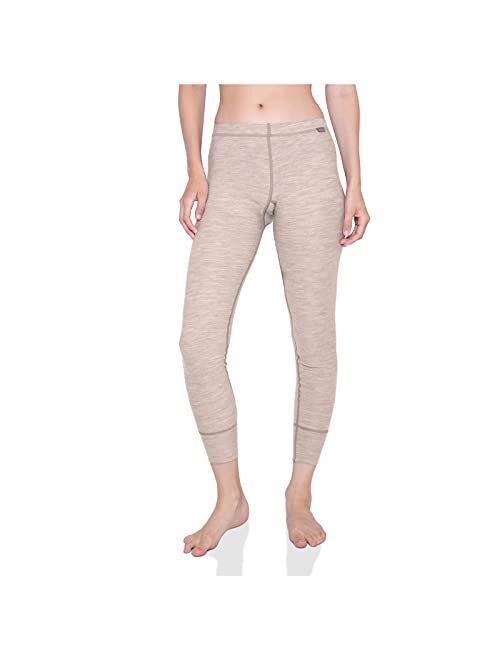 MERIWOOL Womens Base Layer Bottoms - Lightweight Merino Wool Thermal Pants