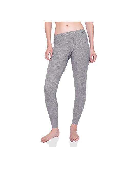 MERIWOOL Womens Base Layer Bottoms - Lightweight Merino Wool Thermal Pants