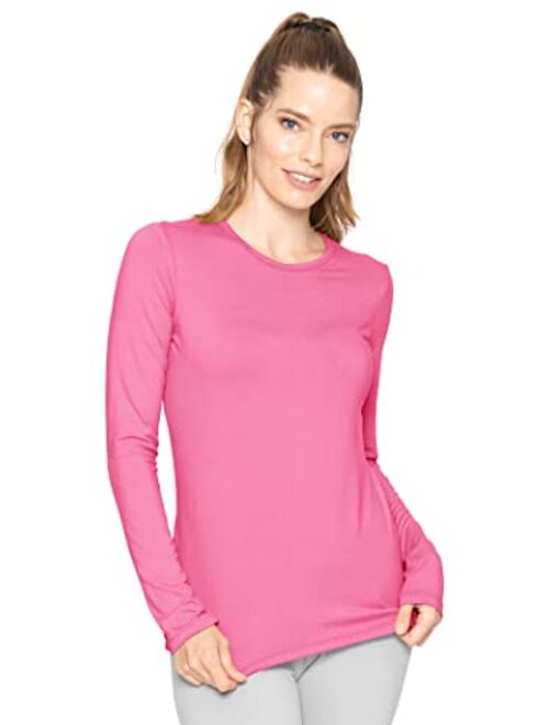 Stretch is Comfort Women's and Plus Oh So Soft 3/4 Sleeve and Long Sleeve Crew Neck Top