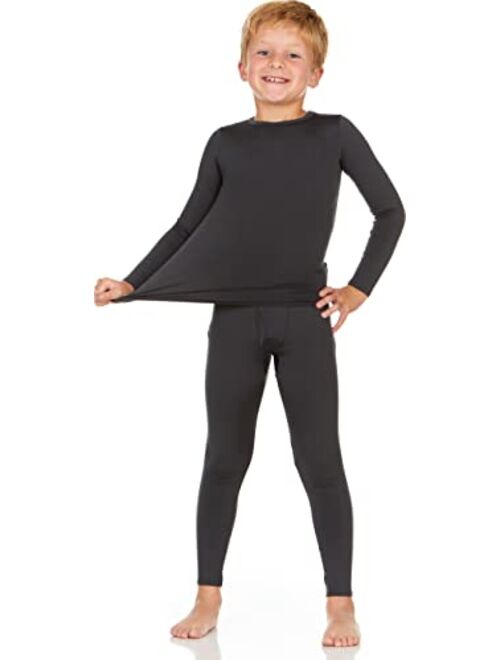 Thermajohn Boys Thermal Underwear Set for Kids Long Johns Underwear for Boys Thermal Top and Bottom Set for Winter