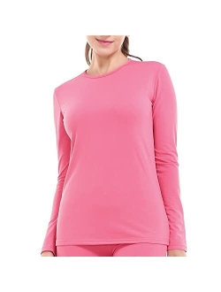 Subuteay Thermal Tops Fleece Lining Long Sleeve Thermal Shirt Womens