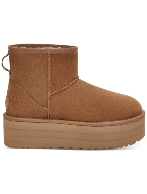 UGG Women's Classic Mini Warm-Lined Platform Booties