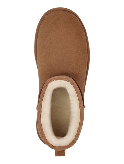 UGG Women's Classic Mini Warm-Lined Platform Booties