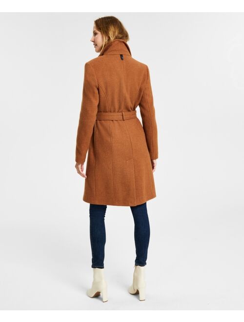 CALVIN KLEIN Women's Belted Wrap Coat, Regular & Petite, Created for Macy's