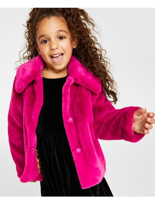 INC International Concepts I.N.C. INTERNATIONAL CONCEPTS Mommy and Me Toddler & Little Girls Faux-Fur Coat, Created for Macy's