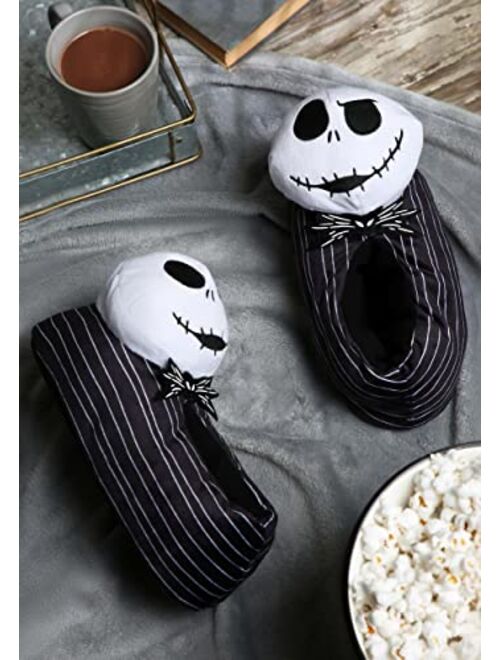 Ground Up Nightmare Before Christmas Jack Skellington Slippers for Adults