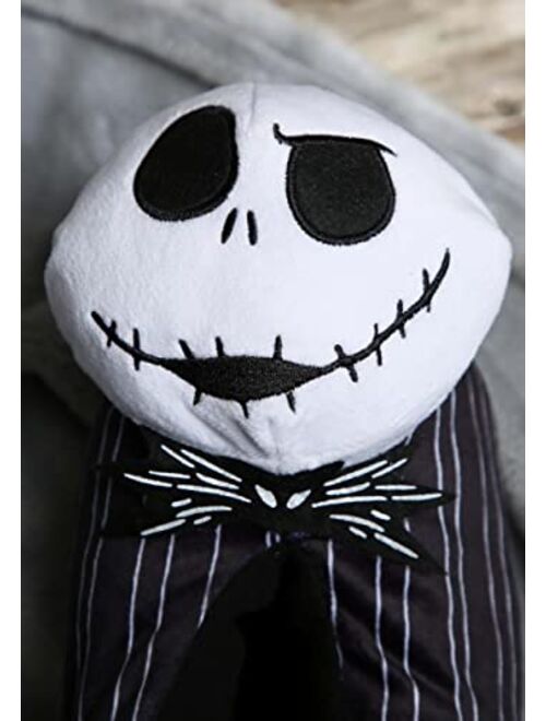 Ground Up Nightmare Before Christmas Jack Skellington Slippers for Adults