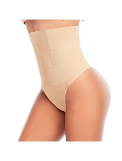 Tummy Control Thong Shapewear for Women Seamless Shaping Thong Panties Body Shaper Underwear