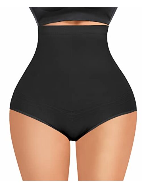 Werena Tummy Control Shapewear Panties for Women High Waisted Body Shaper Shaping Underwear Slimming Panty Girdle