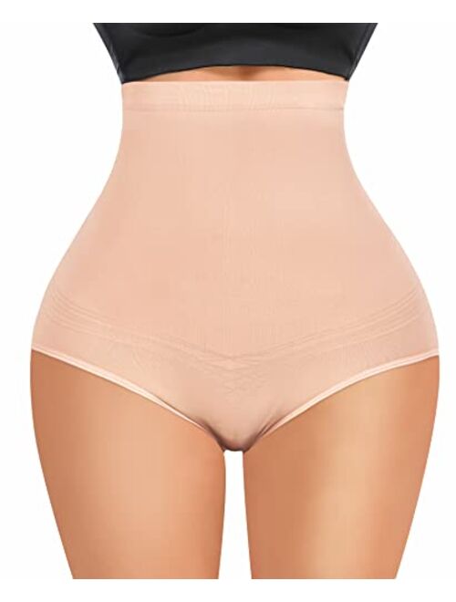 Werena Tummy Control Shapewear Panties for Women High Waisted Body Shaper Shaping Underwear Slimming Panty Girdle