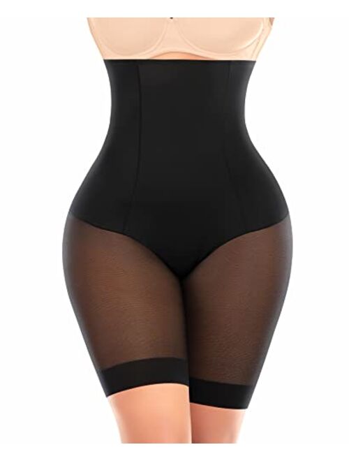 Werena Tummy Control Shapewear Shorts for Women High Waisted Body Shaper Underwear Shaping Shorts Slip Shorts Under Dresses