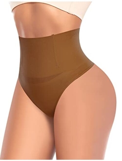 Tummy Control Thong Shapewear for Women Seamless High Waist Shaping Underwear Body Shaper Panties Girdle