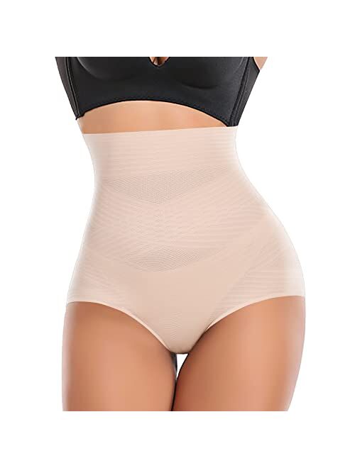 Werena Women Tummy Control Shapewear Panties Shaping Underwear High Waist Body Shaper