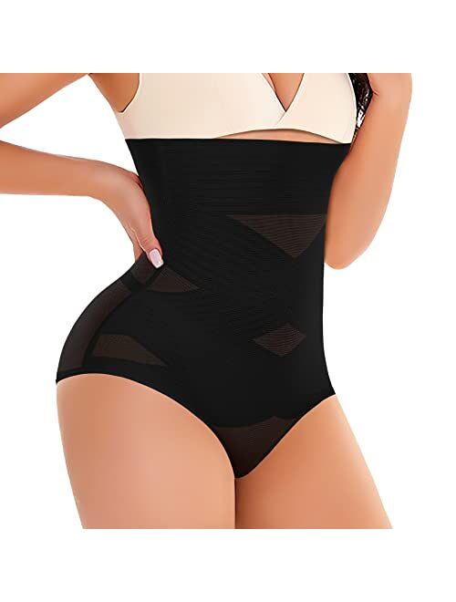 Werena Women Tummy Control Shapewear Panties Shaping Underwear High Waist Body Shaper