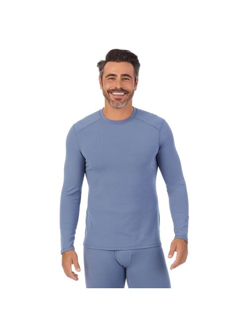 Men's Cuddl Duds Midweight Cottonwear Performance Base Layer Crew Top