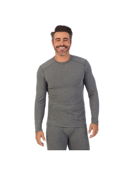 Men's Cuddl Duds Midweight Cottonwear Performance Base Layer Crew Top