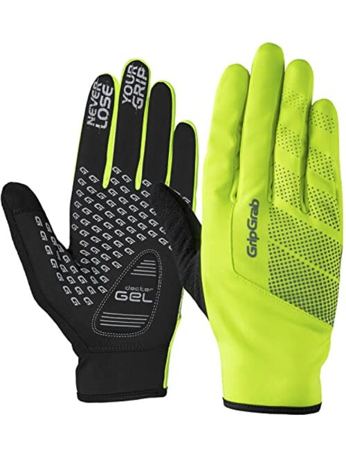 GripGrab Ride Windproof Spring Fall Gel Padded Bicycle Gloves Thermal Cycling Gloves Cold Weather Thin Winter Cycling Gloves