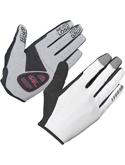 Shark Cycling Gloves Gel-Padded Fullfinger Mountain Gravel Bike Gloves Long Finger Bicycle Gloves
