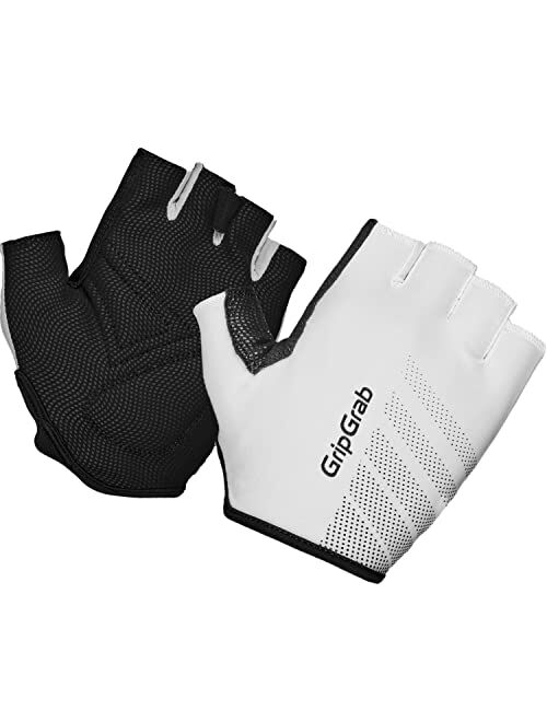 GripGrab Ride Padded Short Finger Summer Cycling Gloves Lightweight Cushioned Fingerless Road Bike Bicycle Glove