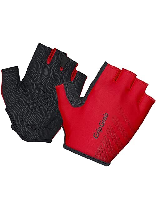 GripGrab Ride Padded Short Finger Summer Cycling Gloves Lightweight Cushioned Fingerless Road Bike Bicycle Glove