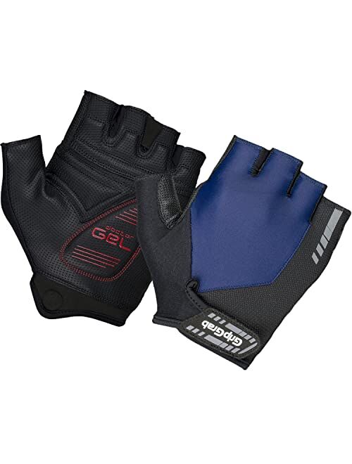 GripGrab ProGel Padded Half Finger Road Riding Summer Cycling Gloves Bicycle Gloves Biking Gloves for Men Fingerless Cycle Mitts