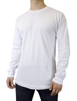 Knocker Men's Mid Weight Thermal Long-Sleeve Top Shirt Heather Grey