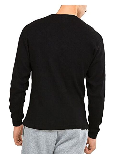 Top Pro Men's Classic Fit Waffle-Knit Heavy Thermal Shirt