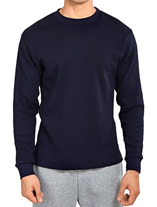 Top Pro Men's Classic Fit Waffle-Knit Heavy Thermal Shirt