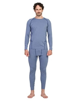 Men's Sport Thermal Underwear Lightweight Active Baselayer Set Long Sleeve Top & Bottom Ski Mountaineering Winter M53