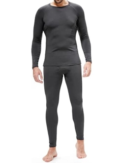 BenBoy Men's Thermal Underwear Ultra Soft Long Johns Set with Fleece Winter