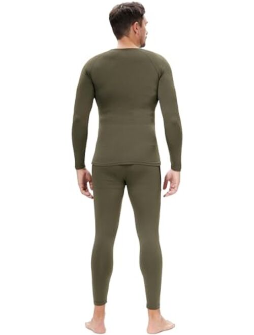 BenBoy Men's Thermal Underwear Ultra Soft Long Johns Set with Fleece Winter