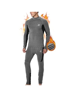 MeetHoo Thermal Underwear Set for Men Long Johns Base Layer Winter Ski Hunting Cold Gear Warm Top Bottom